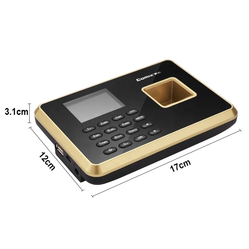 Biometric Fingerprint Smart Time Attendance Clock Employee Recognition Recording Device Electronic Attendance Machine For Comix