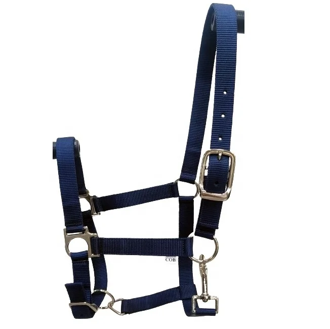 Custom Smart Western Style Nylon Horse Halter Custom Size with PP Material and Zinc Alloy Hardware for English Saddle