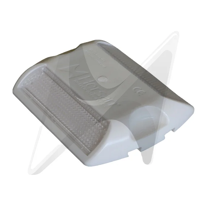 Hersan High Reflective Raised Pavement Marker Two Way Marker ABS Yellow Body Polycarbonate Yellow-Red Lenses 3m Pavement Solar