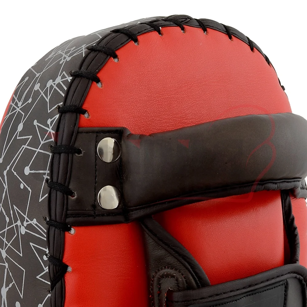 Compact Kicking Thai pad made of fine grain cowhide leather custom sportswear OEM ODM manufacturer