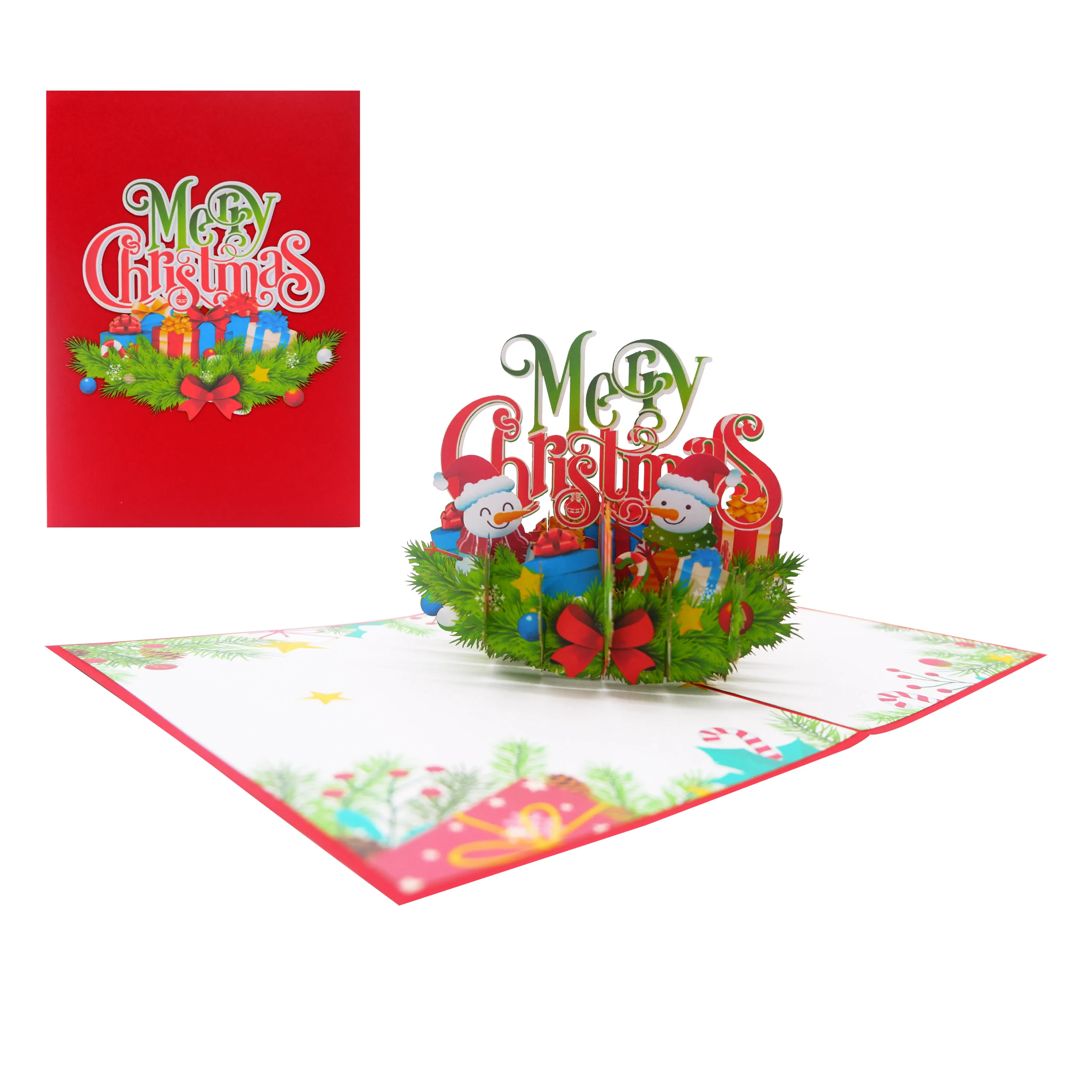 Santa On Boat 3D Pop Up card Christmas Handmade Vietnam Handicraft Christmas Greeting card Paper Gifts & crafts Top Trending