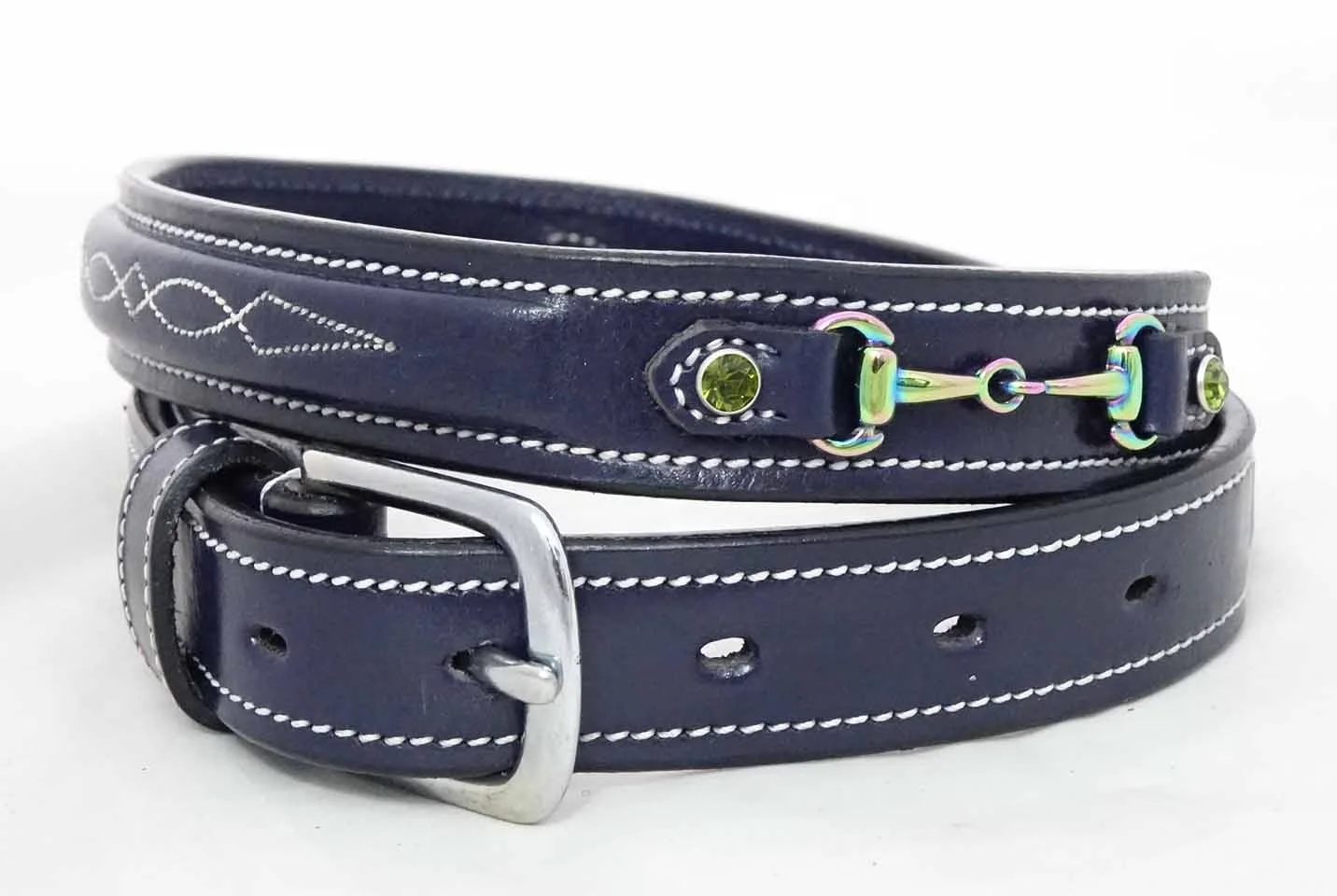 Crystal Stirrup Leathers Iron Stirrups