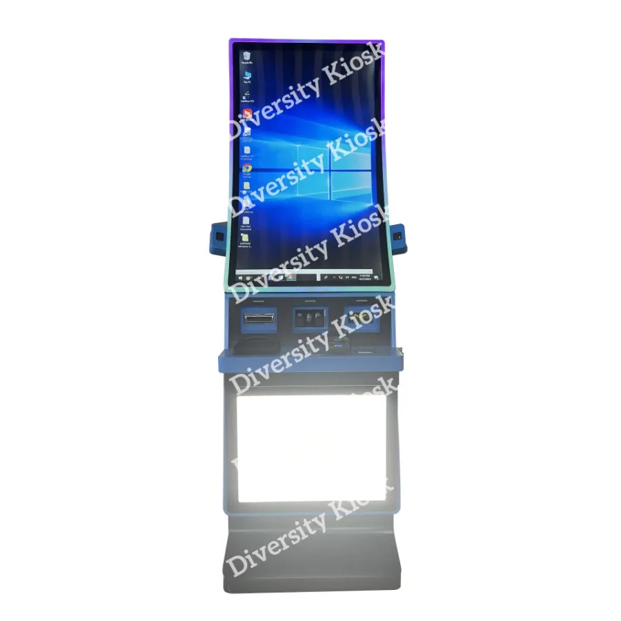 Multi Functional Windows PC Customized Ticket in and out Machine Ticket Redeemption Bill Breaking Kiosk Sports Betting
