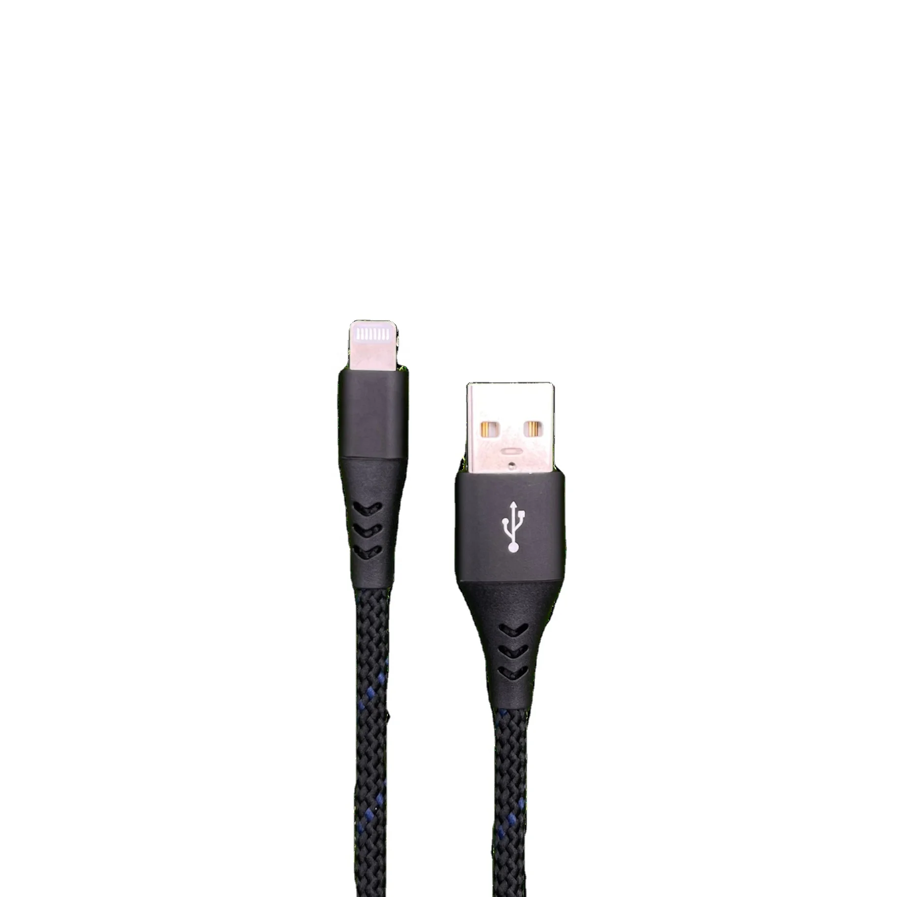 Для iPhone, кабель для зарядки, сертифицированный MFi lightning Кабель, Плетеный, USB-A Lightning