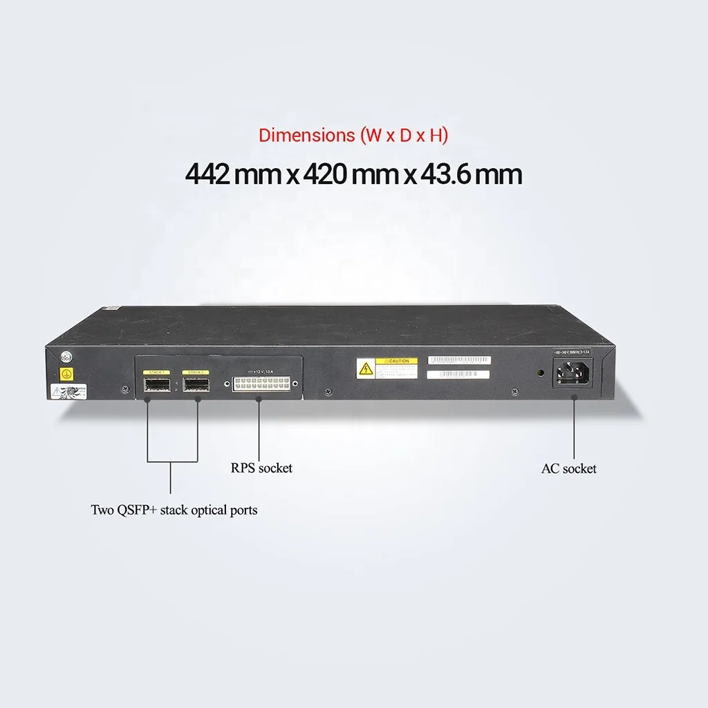 52 Ethernet Ports Gigabit Switch 5720-52P-EI-AC Fiber Optic SFP Switch