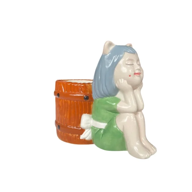 High Quality Ceramic Pen Holder for School and Office Wholesale Price Display for Organizing Writing Supplies