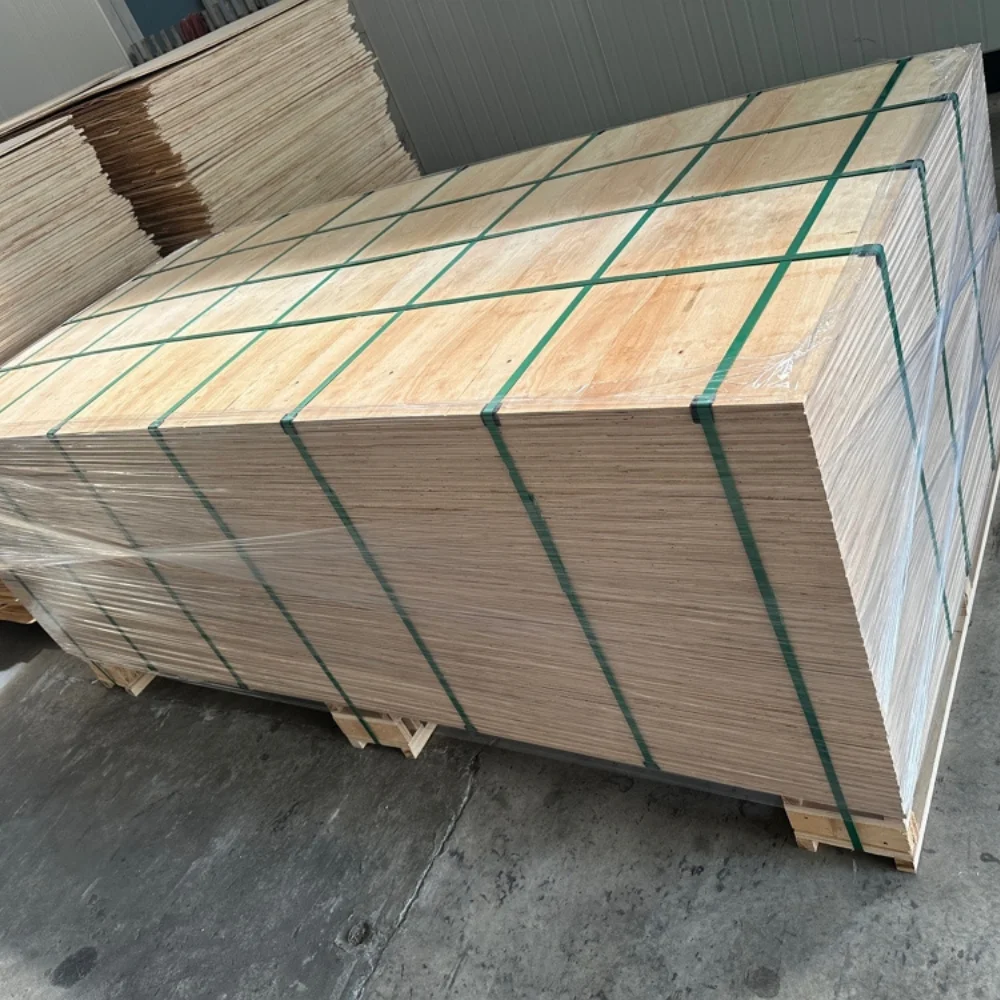 Free Sample Laminated Veneer Lumber Plywood Sheet 18mm 1220x2440mm With Glue E0 E1 E2 For Construction Packing Furniture Parts
