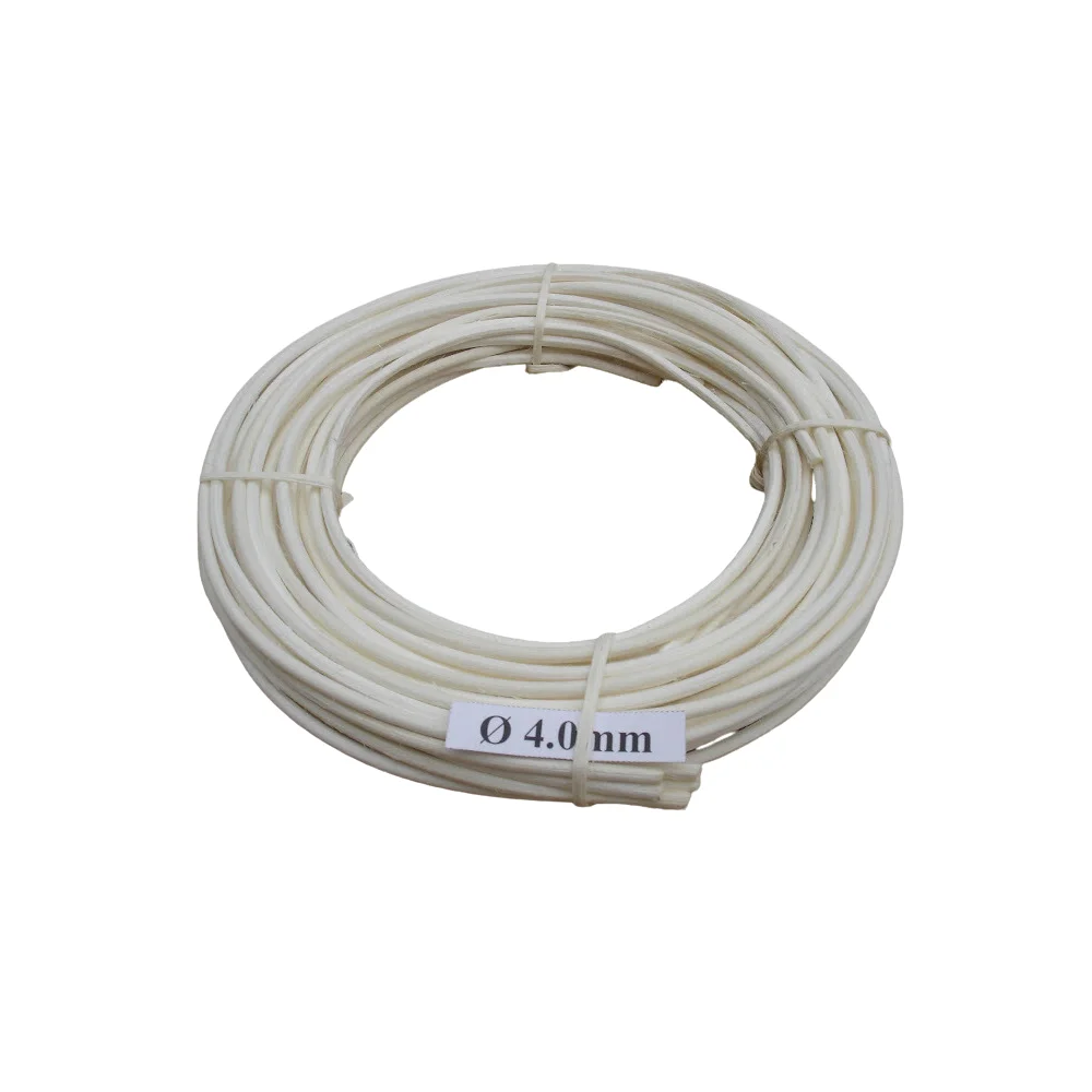 Лидер продаж экологически чистый 4-6 мм круглый стержень из ротанга натуральный отбеленный бамбук для плетения шеста и узора по низкой цене