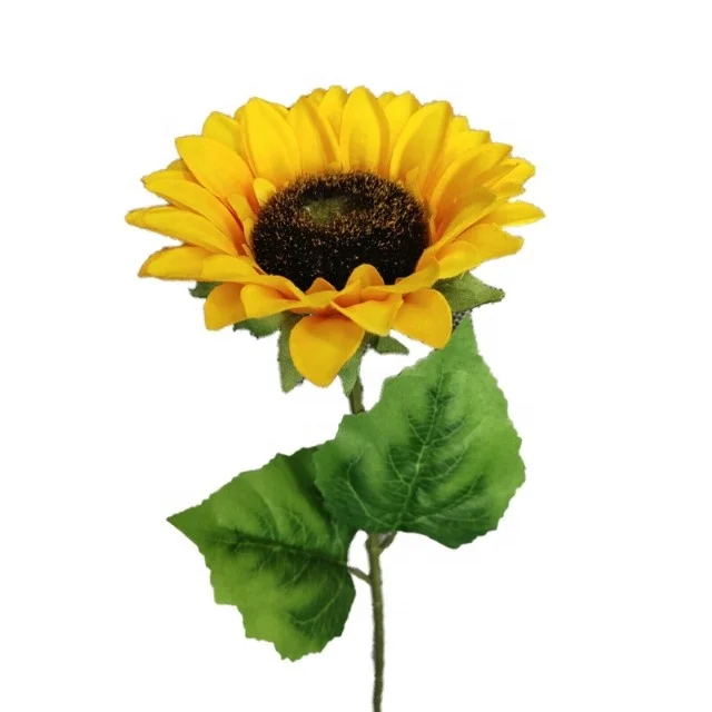 Sunflower Daisy Long Stem Fake Silk Flower Artificial r for Wedding Decoration Home Hotel Office Party Garden Decorative Flowers