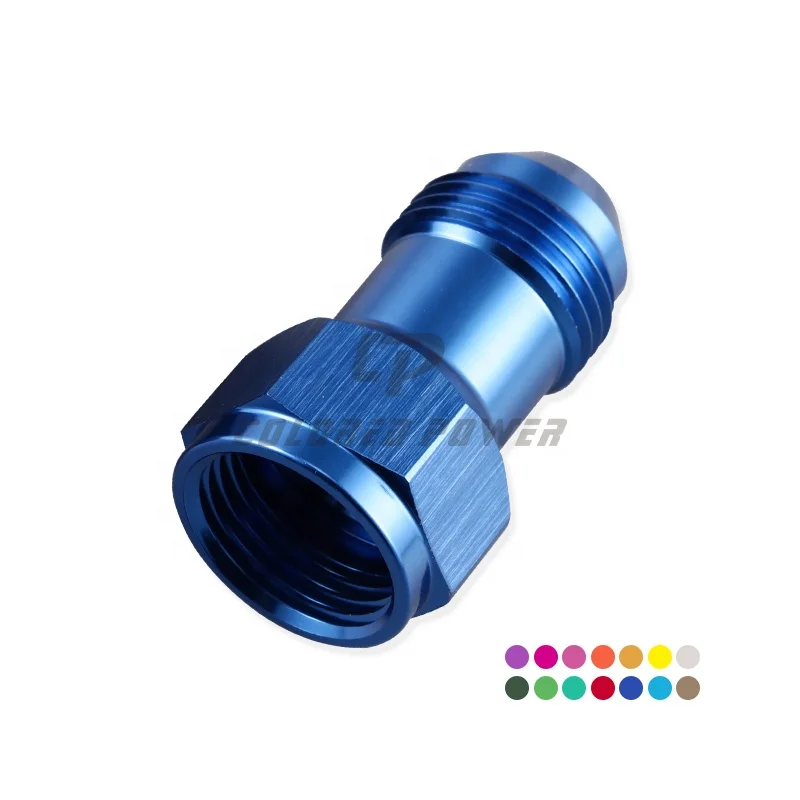 Aluminum AN Extender AN Female Flare to AN Male Extensions Fitting Adapter Connector with ORB O-ring