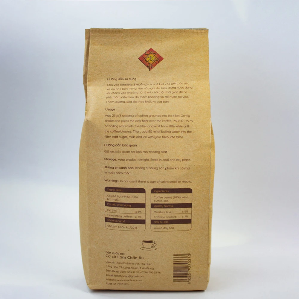 LCA GroundCoffee Reasonable Price  Unique Ingredients OEM/ODM Vietnam Wholesale