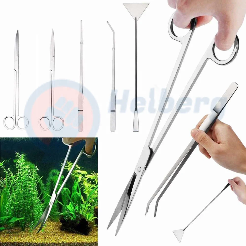 Набор инструментов для аквариума из нержавеющей стали высокого качества