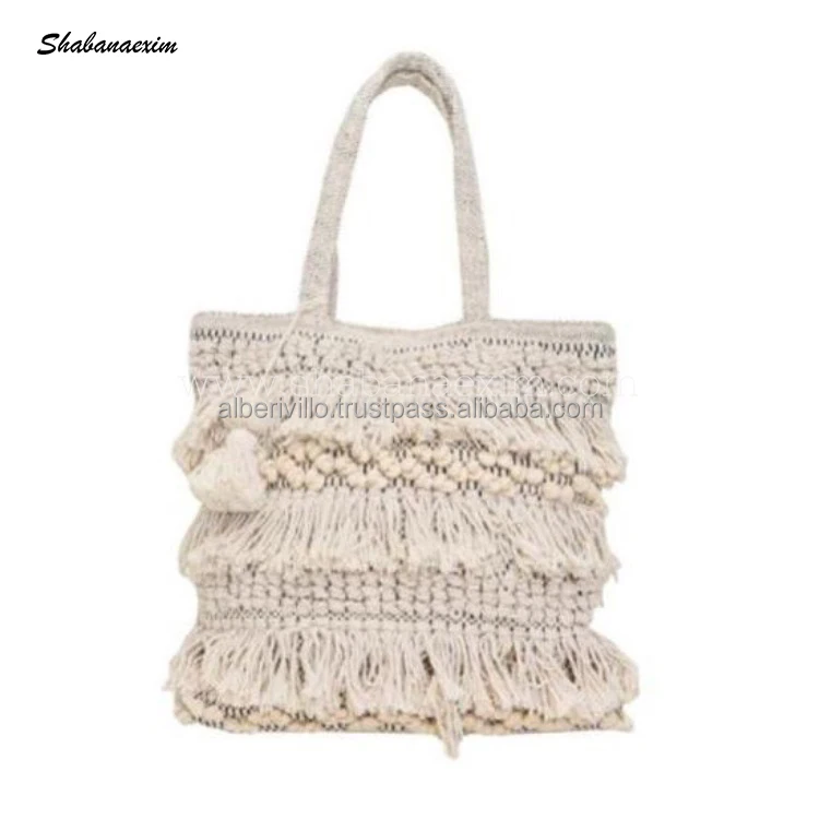 Indian Wholesale  Boho Handmade Bag Bohemian Woven Bag  in Different Designs for Daily Use & Fashion Boho Beach Bags