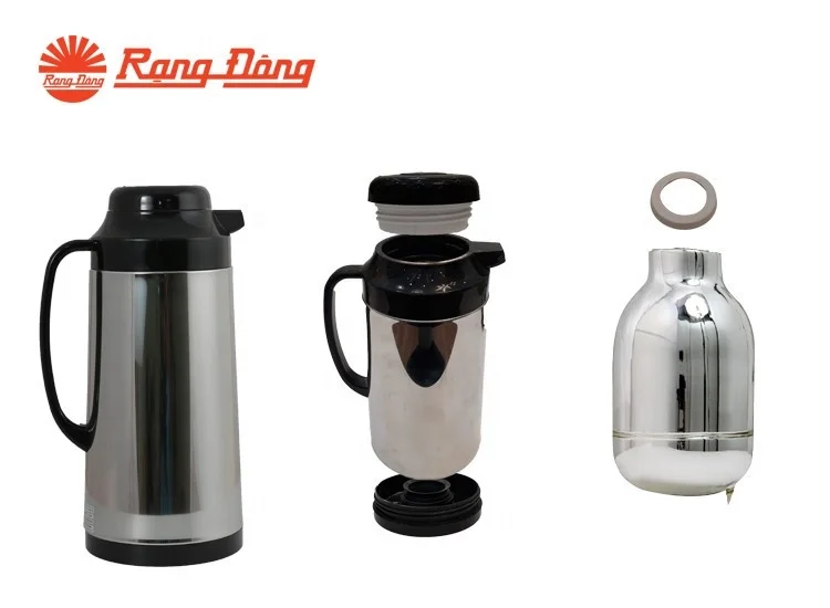 1.3L высококачественный стеклянный заправной металлический вакуумный термос для воды чая горячего и холодного кофе