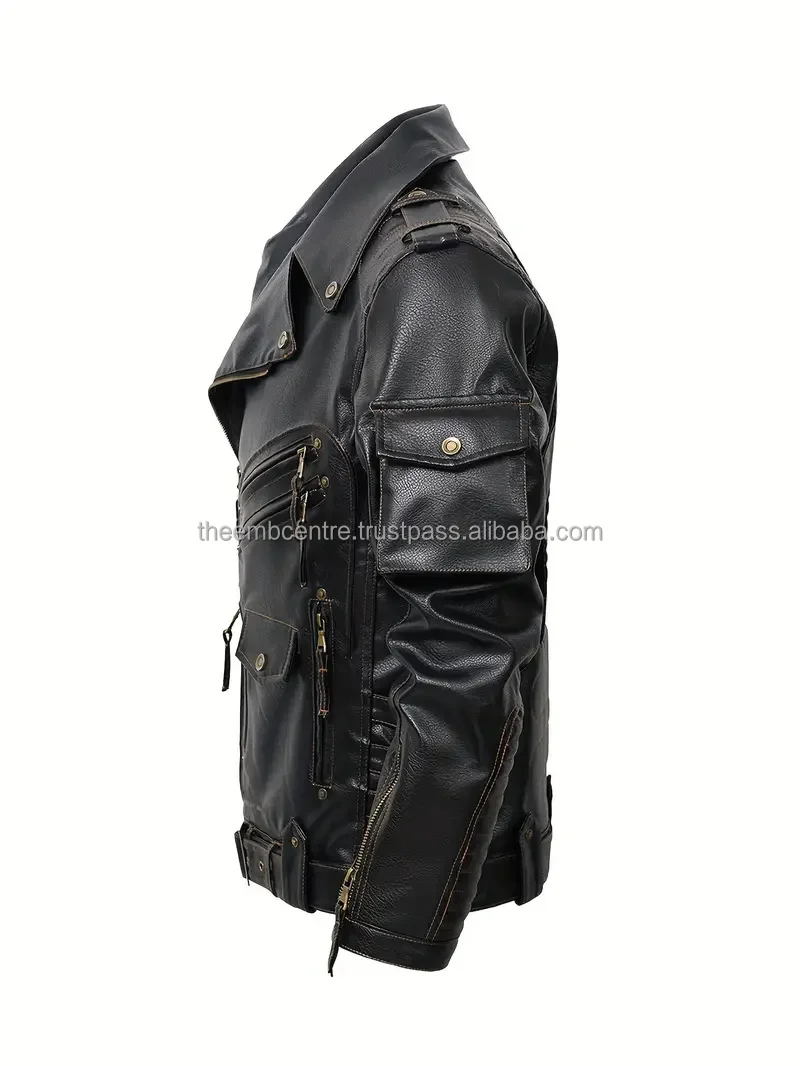 Best Price Custom Made Men Fashion Leather Jackets New Arrival Men Clothing Best Sale Leather Jackets Casual Wear for Winter
