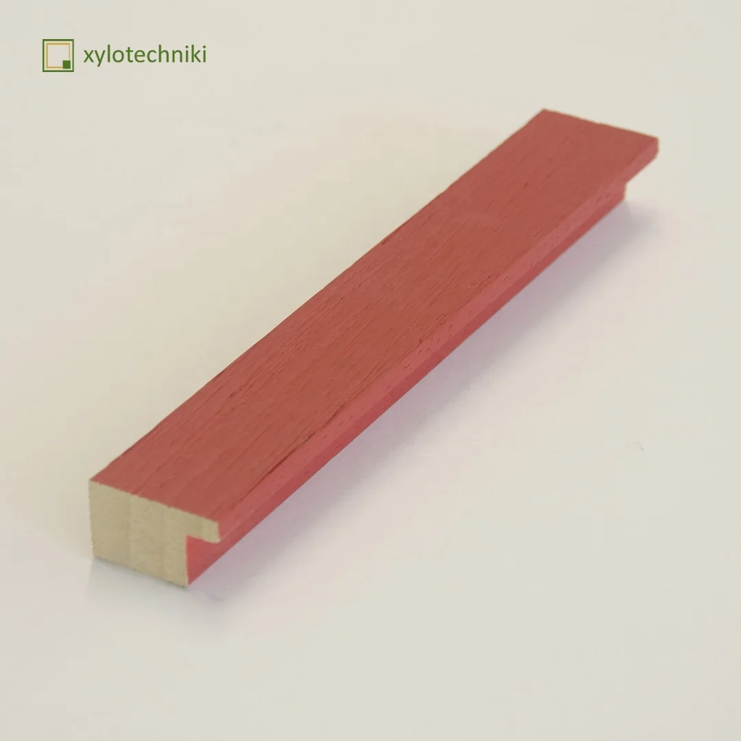 Roustic picture frame wood moulding for wooden photo frames in different colours custom wall frames