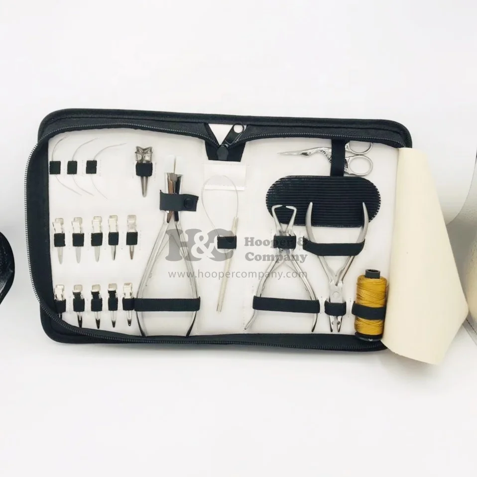 New Hair Extension Tools Kit Functional Hair Extension Pliers Micro Bead Stainless Steel Hair Extension Pulling Loop Sustainable