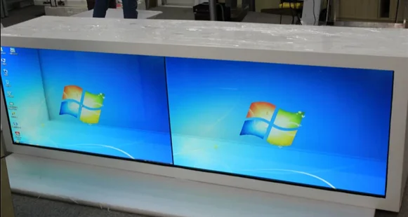 transparent monitor 23.6inch full HD transparent lcd display panel