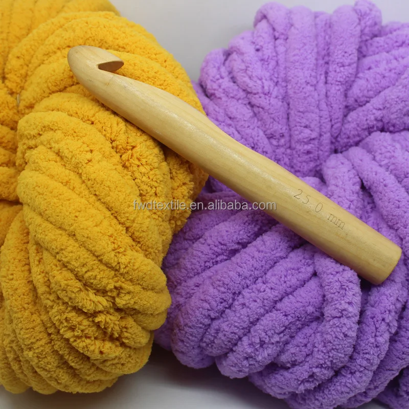 FORWARD 2cm 250g Super Soft Bulky Giant Thick Chunky Chenille Blanket Yarn