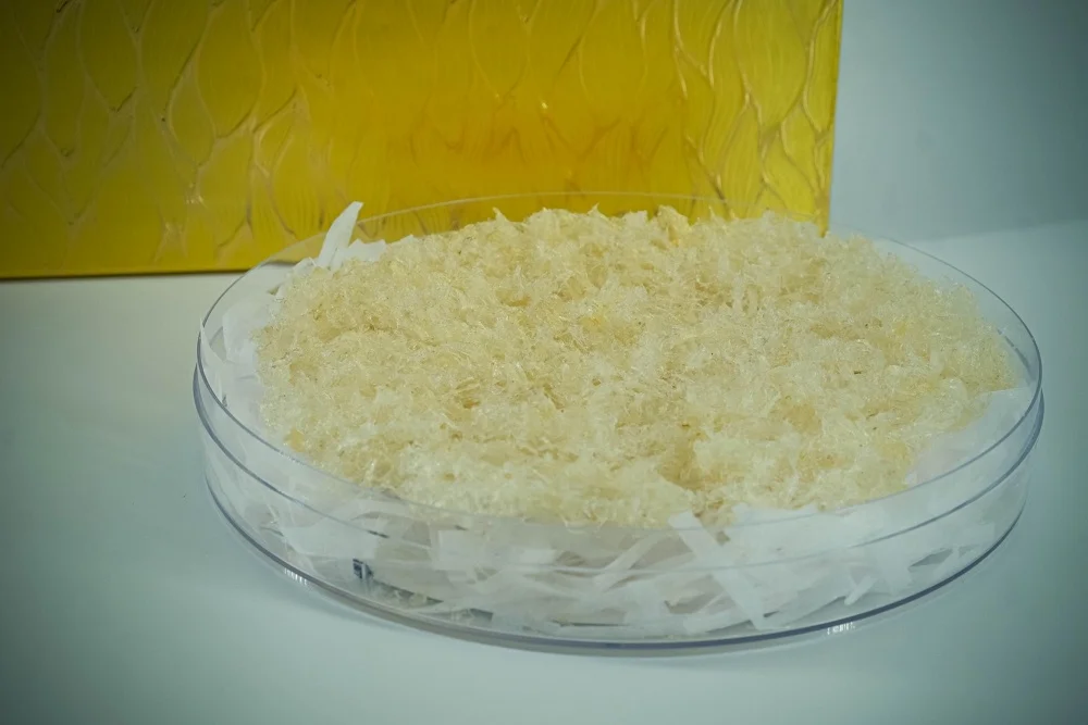 Изысканные крошки белое Птичье гнездо приносит большое здоровье всей семье.