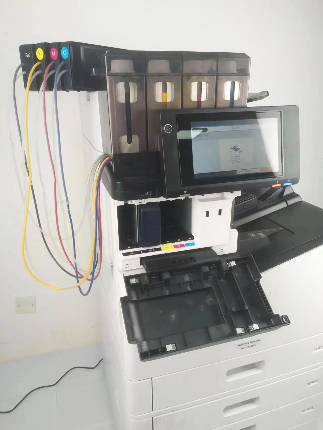 HESHUN GAGA T6713 Maintenance Tank and Cartridge Chip Resetter For Epson WF-M20590 C17590 C20590 C20600 C20750 C20590a Printer