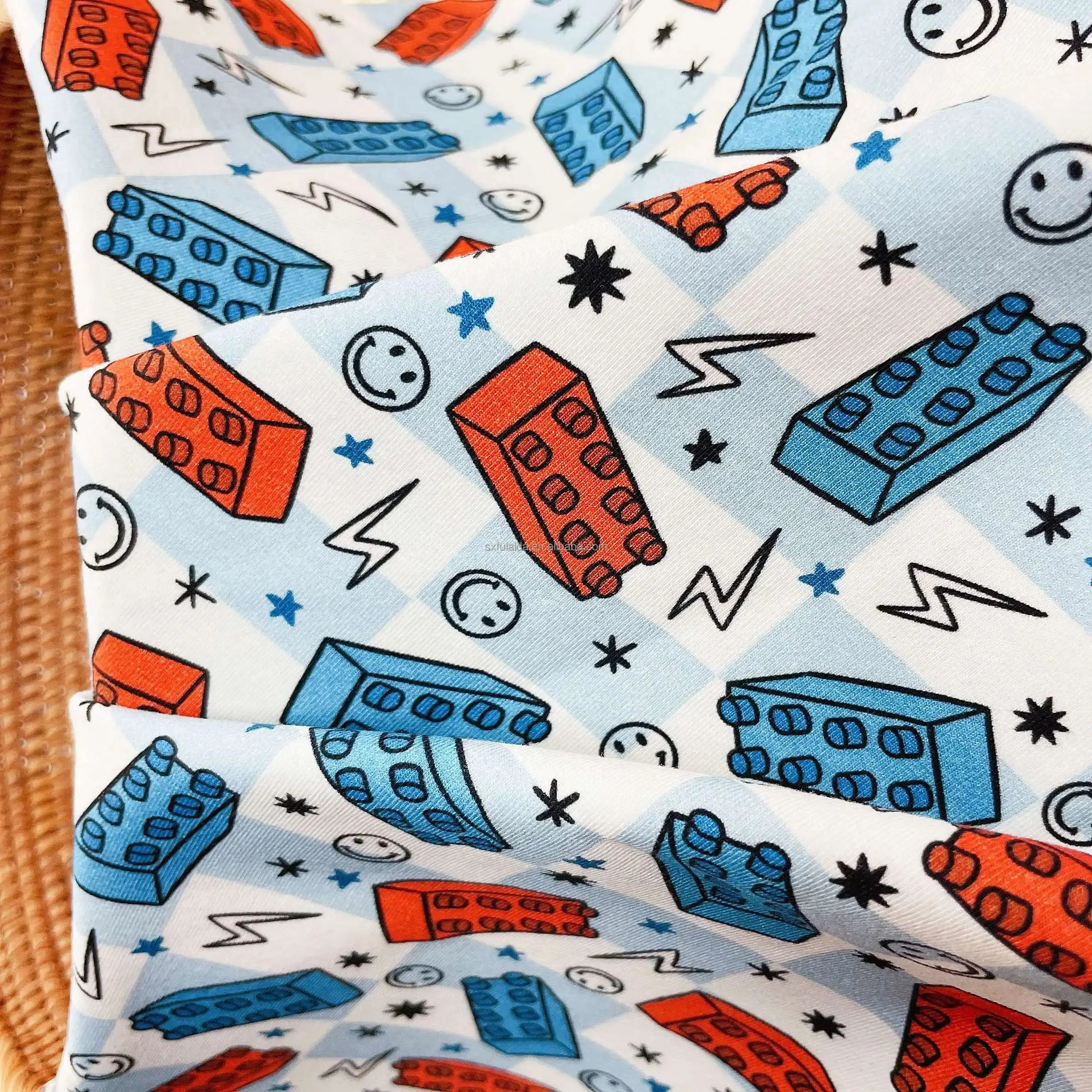 Printed Lycra Fabrics 84 Polyester 16 Spandex Swimwear Swimsuit Print 4 Way Stretch Fabric Plain Knitted Uv Protecting Underwear