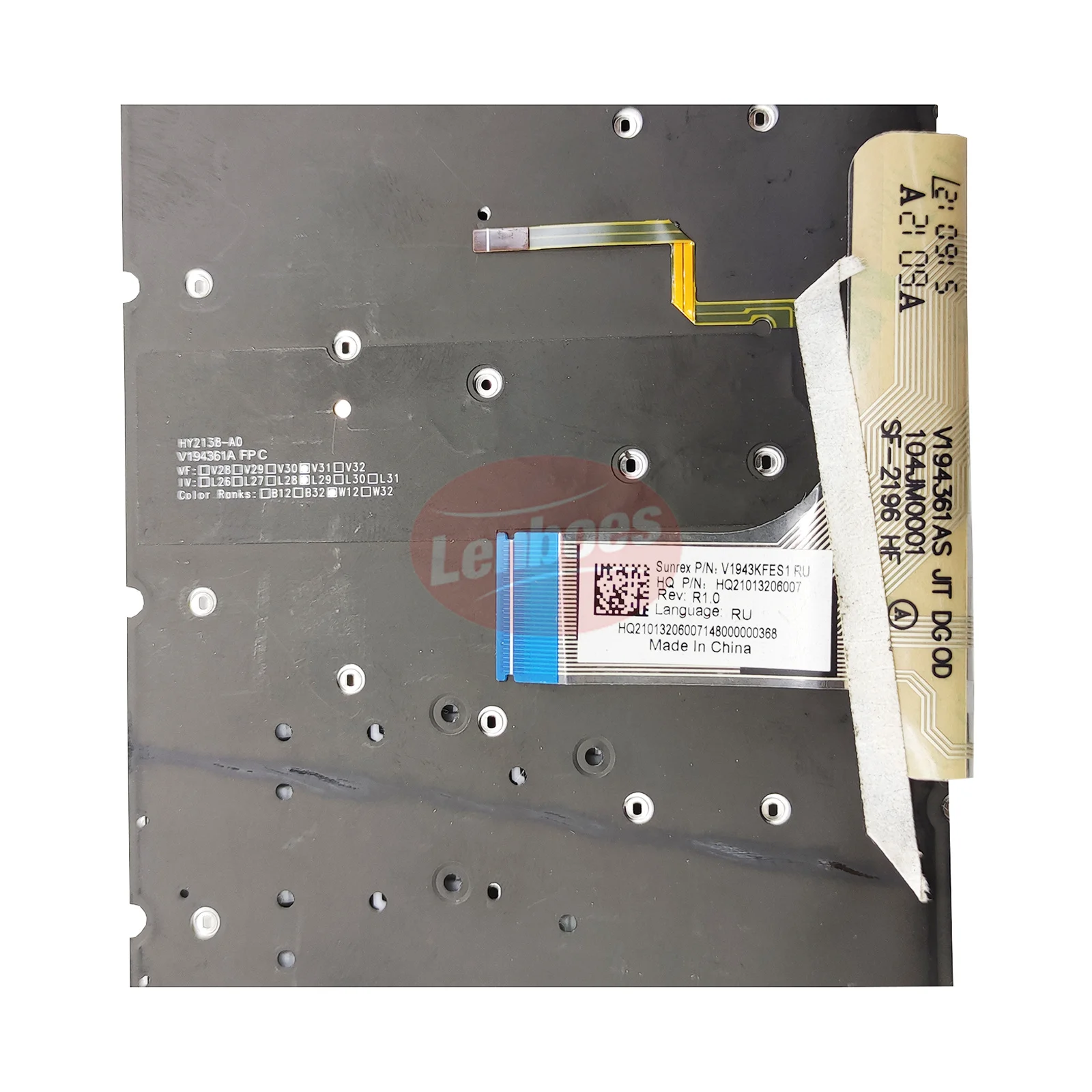 Laptop Keyboard Replacement for Asus UX325 RU Layout Keyboard with Backlight Notebook Internal Keyboard Repair Part