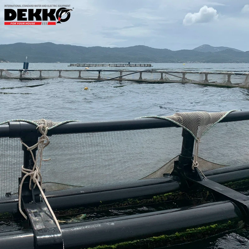 DEKKO Hdpe трубчатые клетки для рыбы плавающая рыбоводная клетка с двойной трубкой квадратная Рыбная