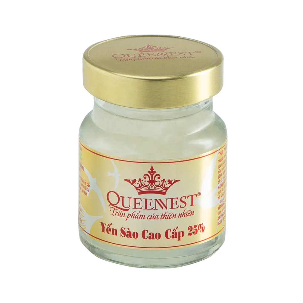 QUEENNEST, подлинное высококачественное Птичье гнездо 25% (банка 70 мл) из Вьетнама