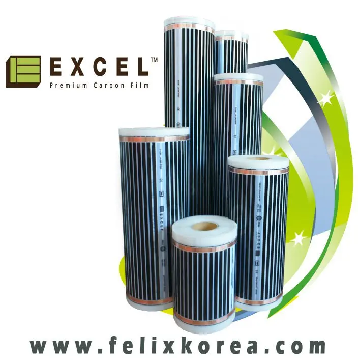 EXCEL Heating Film PTC Carbon Floor Heating Systems Infrared Heating Warm and Simple EX305T PTC PET CARBON KR;9289210 Minimalist