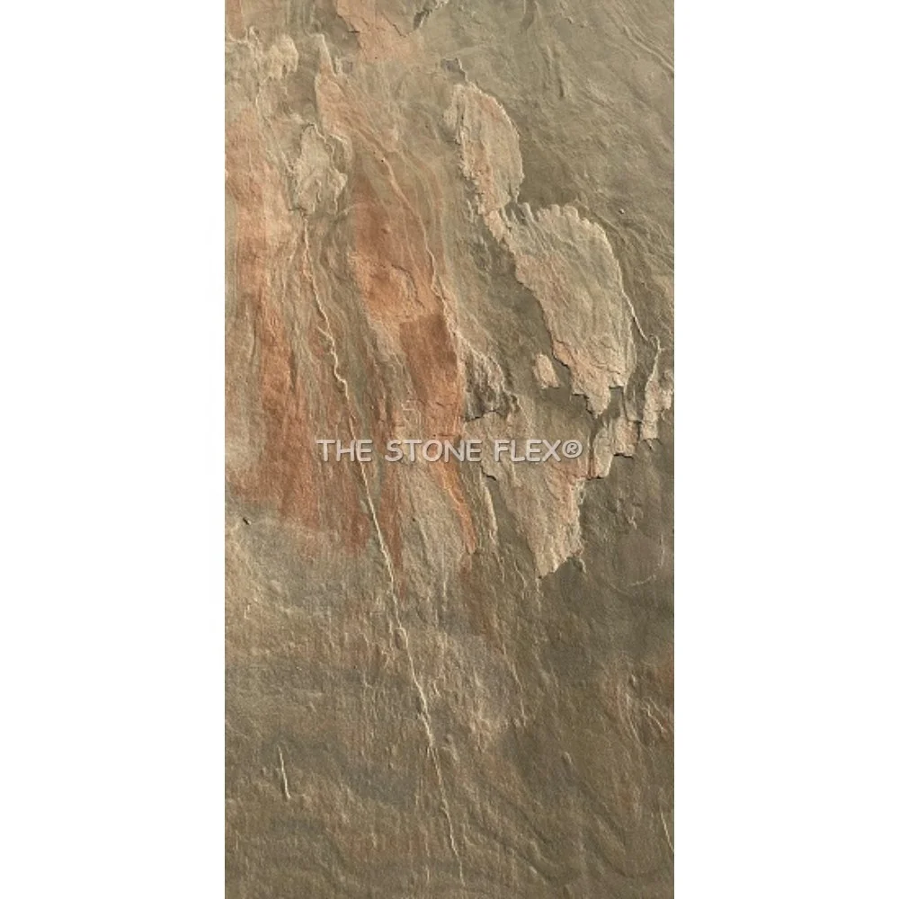 Natural 2MM Interior Ultra Thin Smooth Flexible Multi Pink Natural Stone Veneer Sheet For Home Decor