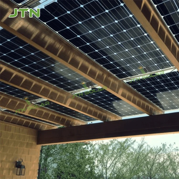 OEM Customized Transparent Frameless Double Glass 530W 540W 550W Bifacial Solar Panel