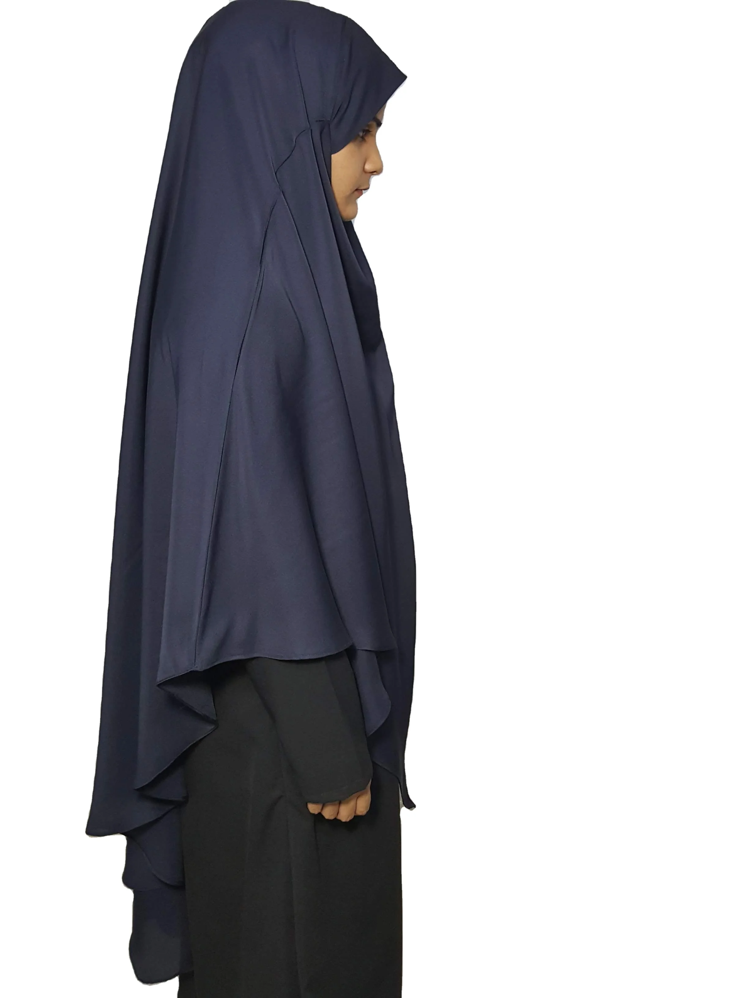 Diamond single layer khimar new 2023 in stock items nida fabric buy diamond khimar single layer free size polyester fabric islam