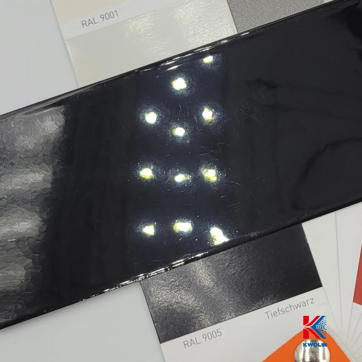 Powder Coating KWOLIN 906 Electrostatic Interior Black High Quality Coating Paint RAL9005