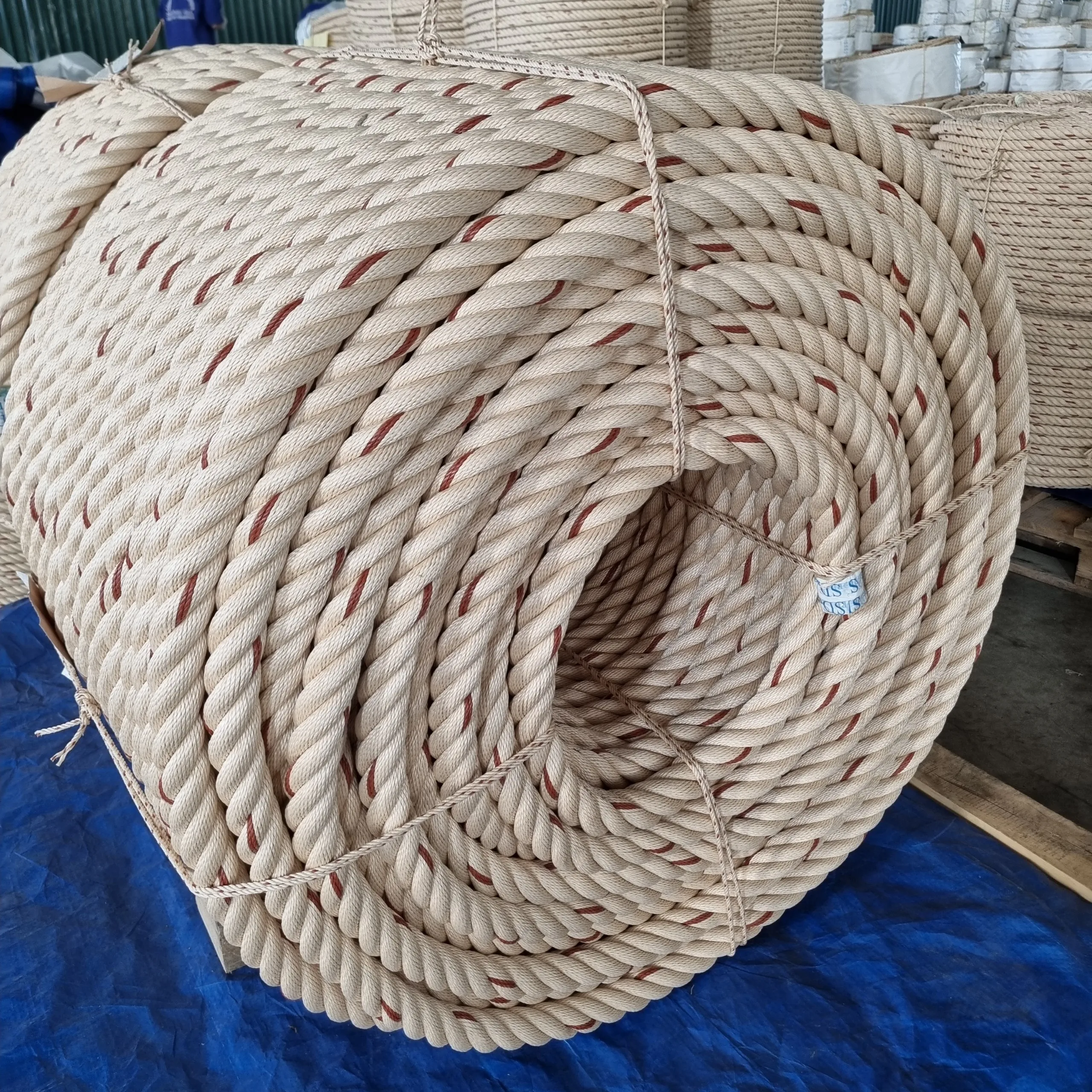 High Quality pp twist rope, PP rope made in Vietnam on sale, pp monofilament rope for fishing 10mm, 12mm, 16mm, 20mm, 24mm
