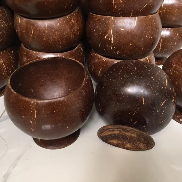 Wholesales Polished Organic Coconut Shell Cup for Home Decoration and Other Themes