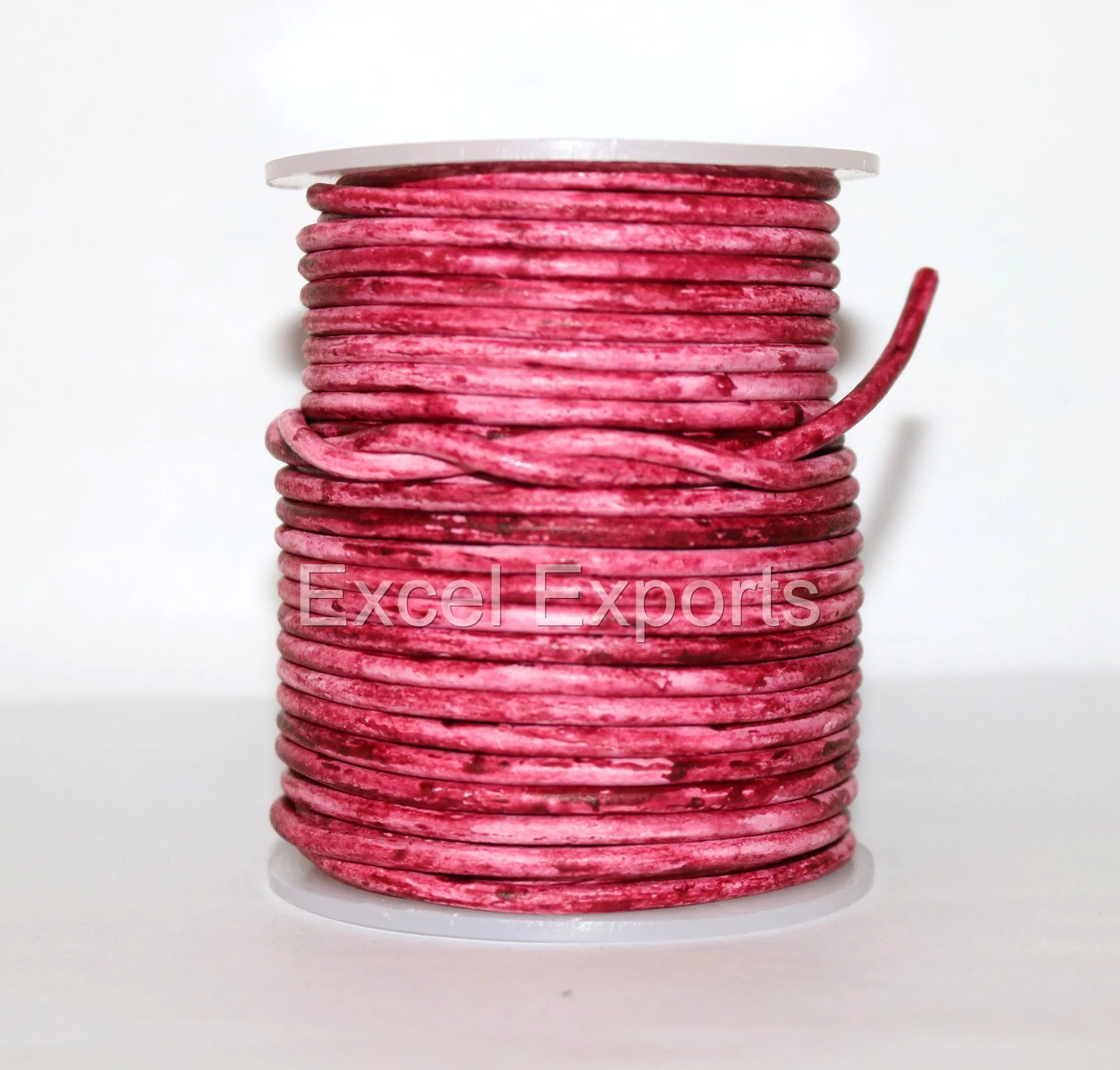 Essential Leather string rope cord 3mm Round strip cord for necklace bracelet braiding jewelry making laces 25 meter rolls