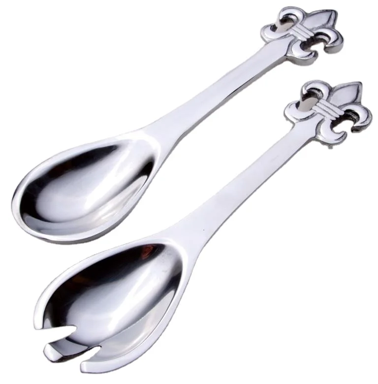 Modern Stylish Designer Serving Spoons Home Decoration- Silver