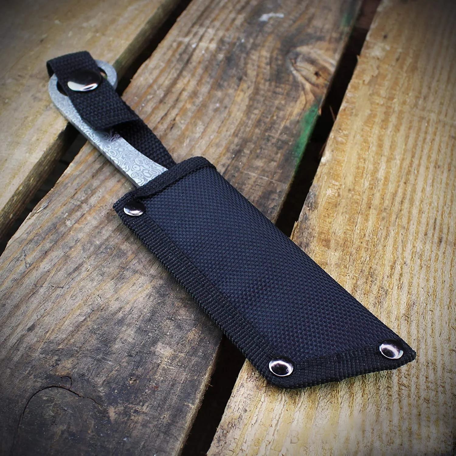 Бритва из дамасской стали с фиксированным лезвием одноразовая прямая лезвие для парикмахера прямым футляром