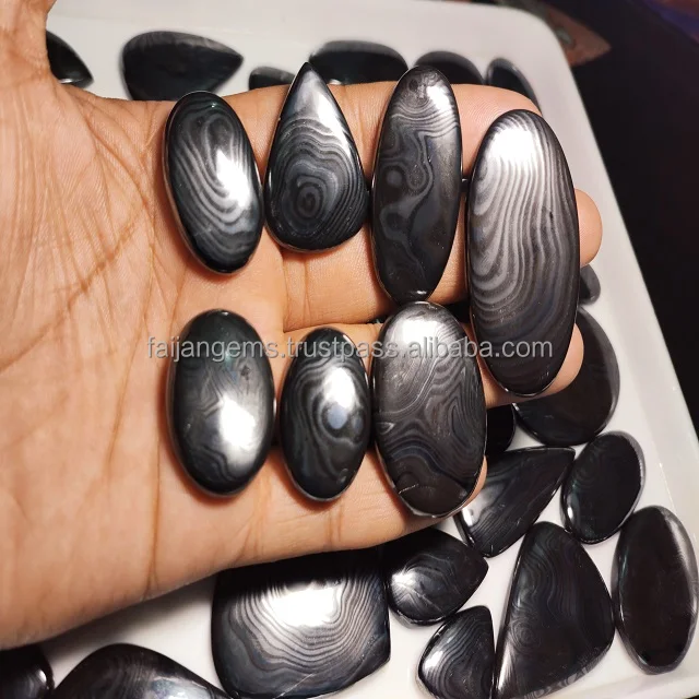 Натуральный Psilomelane кабошон, Psilomelane драгоценный камень черный мерлинит камень ручной работы свободный драгоценный камень для ювелирных изделий