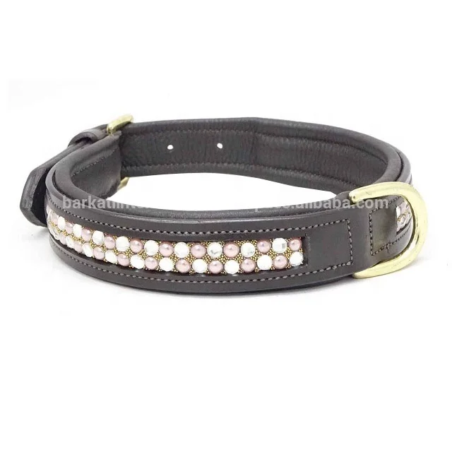 designer dog collar clincher round collar