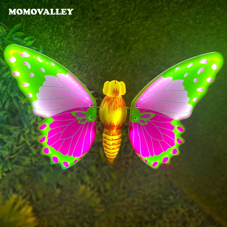 Momovalley 12V 40cm mariposas decorative hanging garden lights outdoor led christmas display outdoor decorative for sale