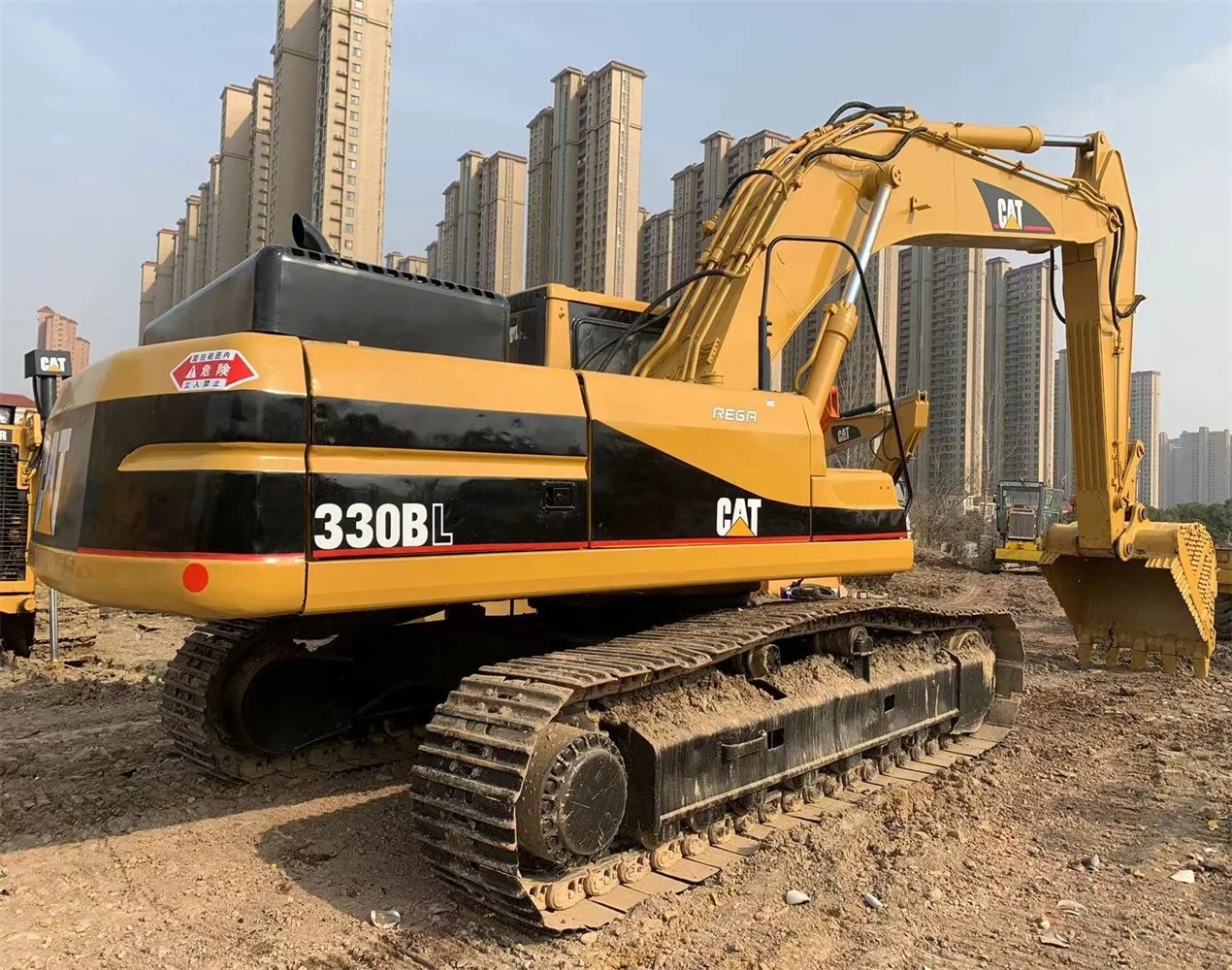 Original Japanese excavator used caterpillar 330bl crawler excavator with hydraulic sticker for sale