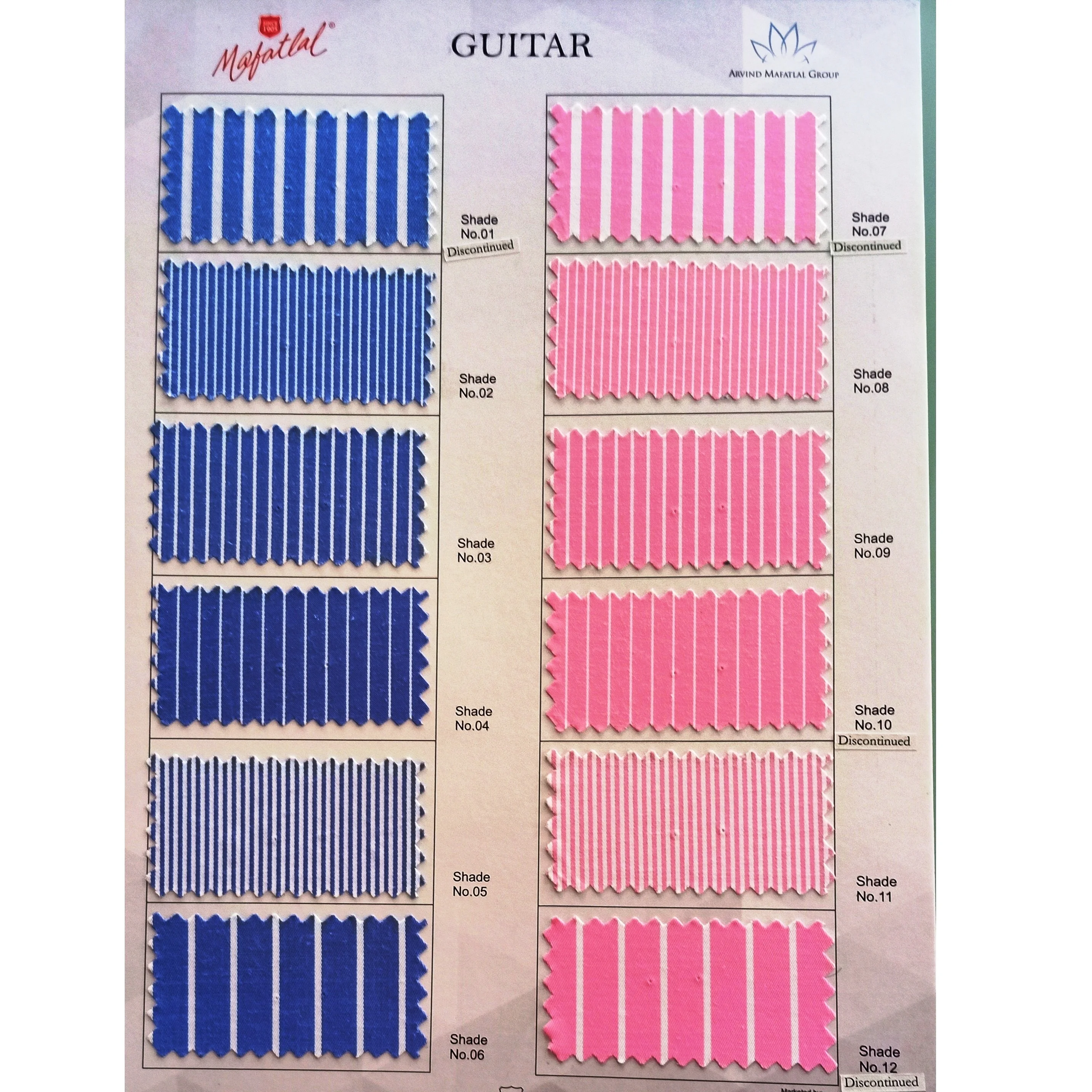 
Corporate and School Uniform Single Ply 65% Polyester 35% Cotton (PC) Shirting Super Stripes Fabric - Guitar 36