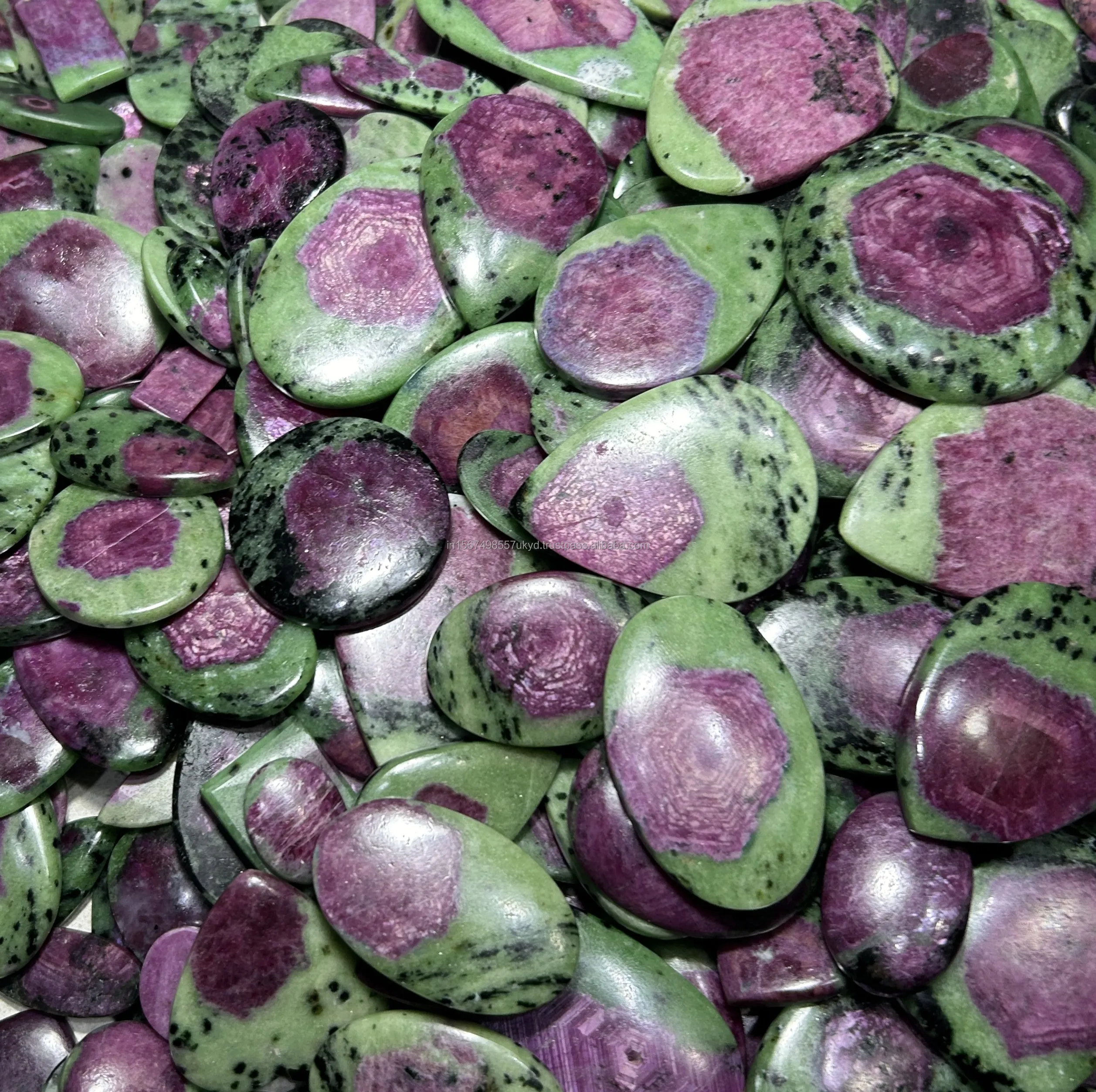 AAA+ Quality Gorgeous Natural Ruby Zoisite Cabochon Loose Gemstone Lot For Healing Jewelry Pendant Wholesale Gems & Stones Bulk