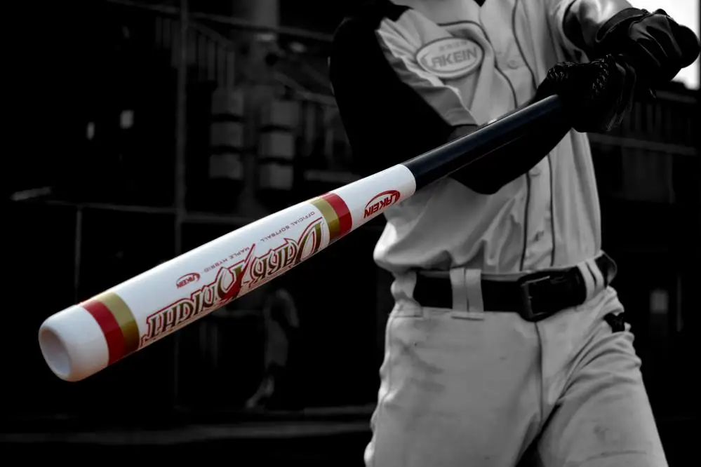 In stock bamboo baseball bat