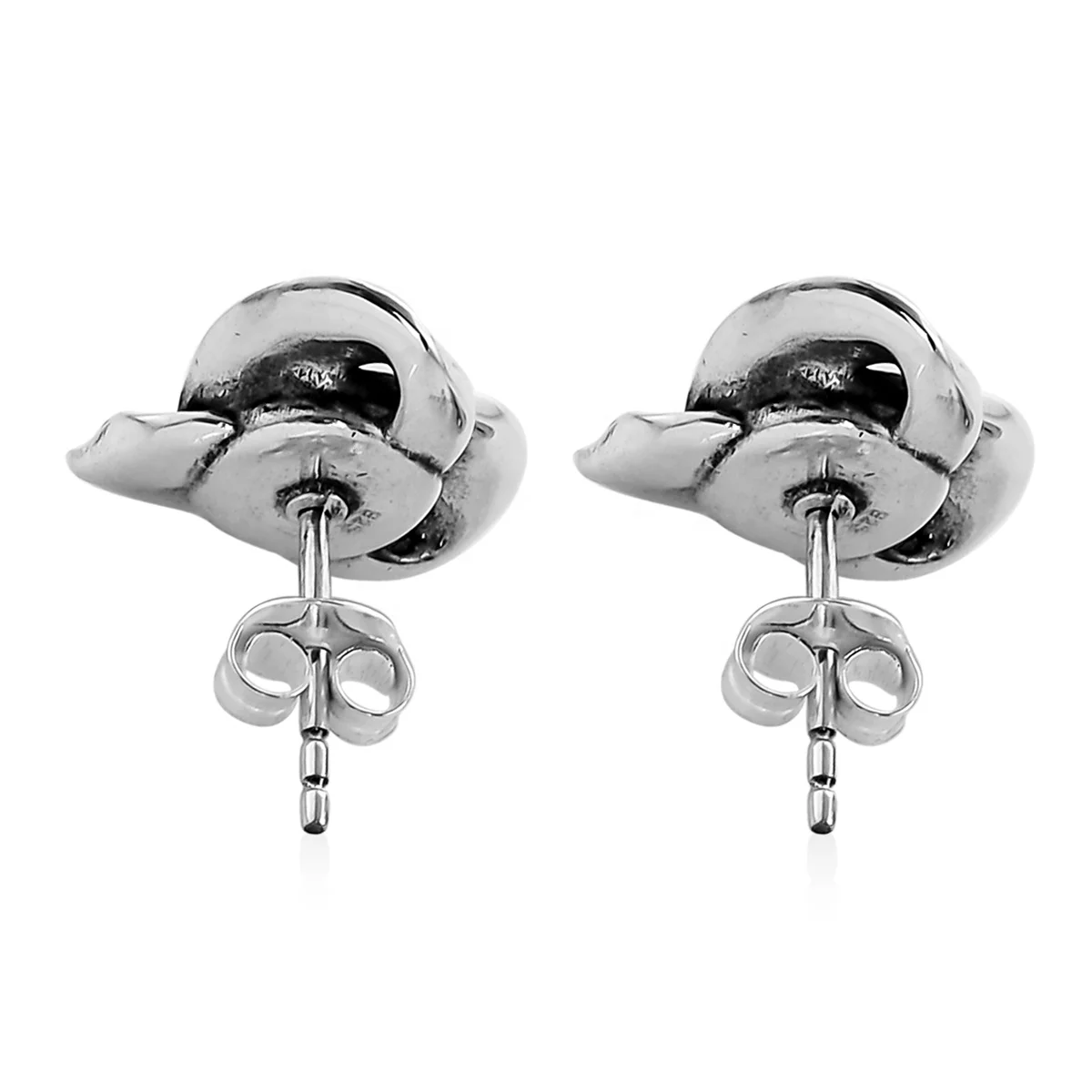 Bali Legacy Sterling Silver Dragon Skin Knot Earrings High Quality Wholesale Earrings Jewelry for Women
