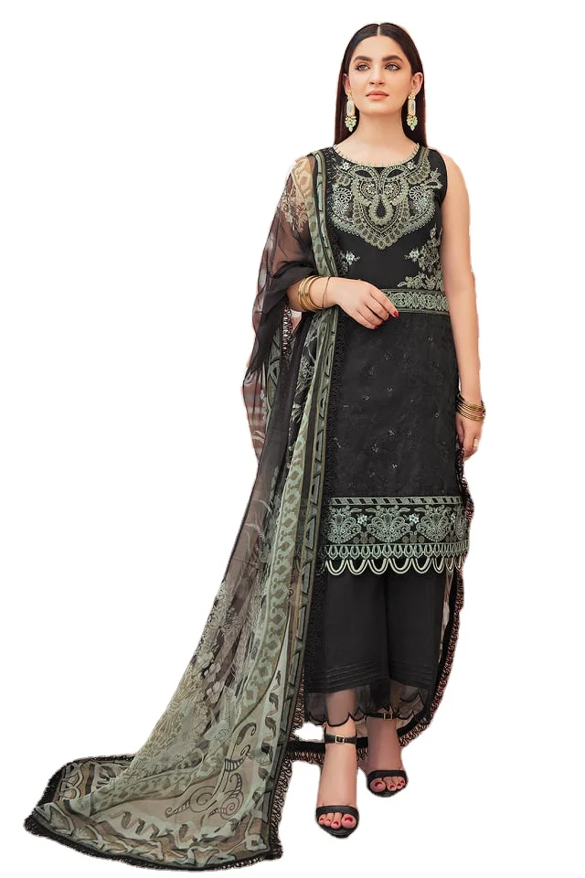 Premium Quality 2022 Latest  Wholesale pakistani embroidered wedding wears customized color size best stitching quality