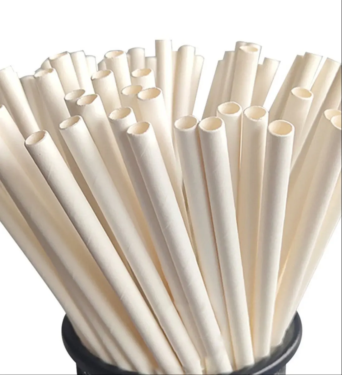 Cheapest Price Non PLA Paper Straws Drinkware Accessories Viet Nam Plain White Paper Straws Wholesales
