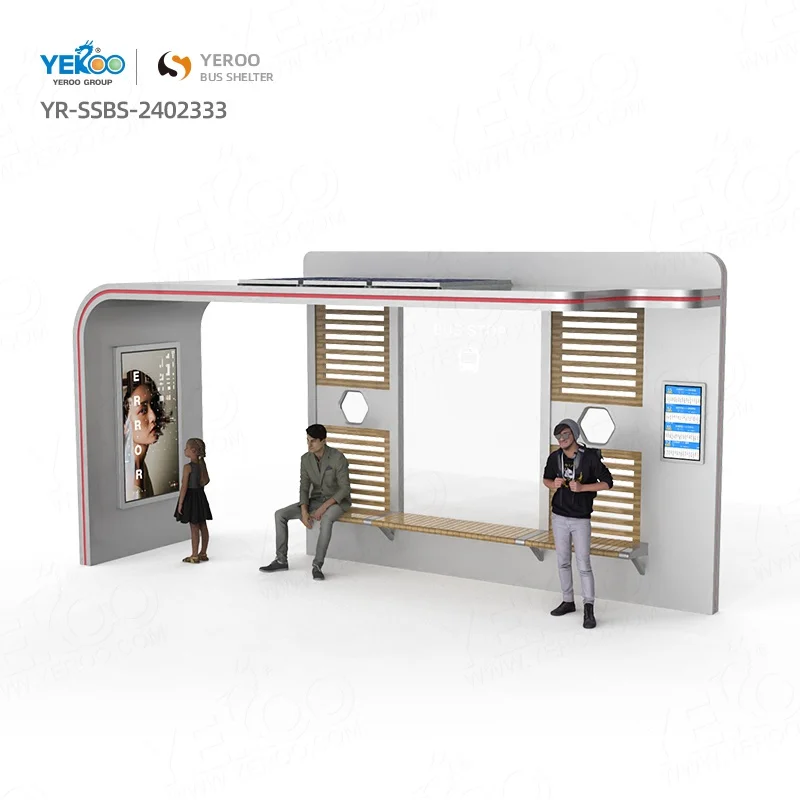 Advertising Equipment Outdoor Street  High Quality Used Bus Stop Shelters For Sale